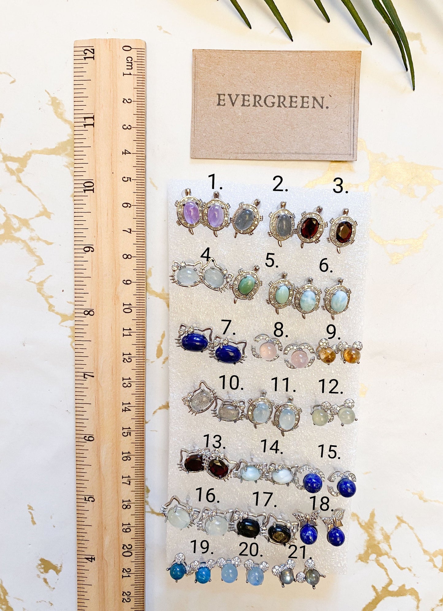 Crystal Stud Earrings - Wide Variety Available!