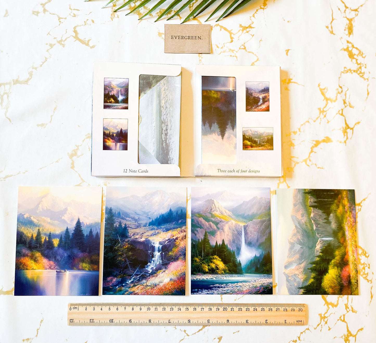 Mountain Majesty 12 Note Cards By Charles H. Pabst