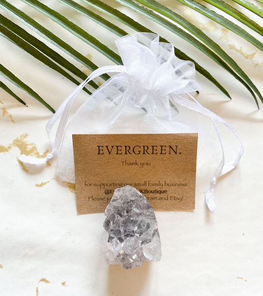 Raw Rough Druzy Crystal Clusters - Purple / Grey / Pink / White / Black / Brown