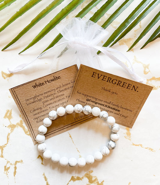 Clear / White / Yellow Crystal Bracelet 8mm - Wide Variety Available!