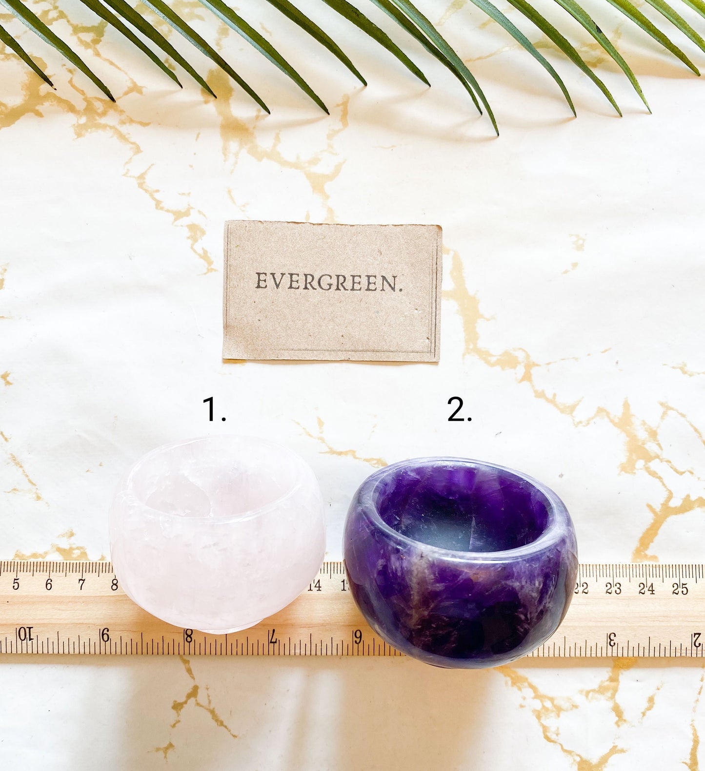 Crystal Bowl - Rose Quartz & Amethyst