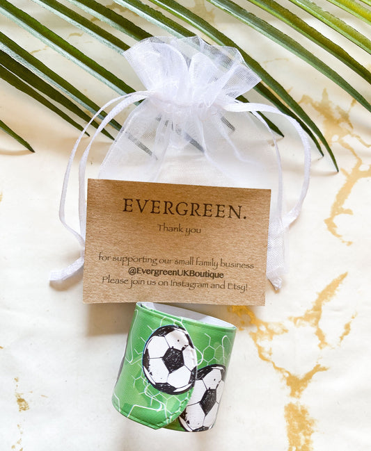 Football Slap Bracelet - One Size Fits All / Wide Variety Available!