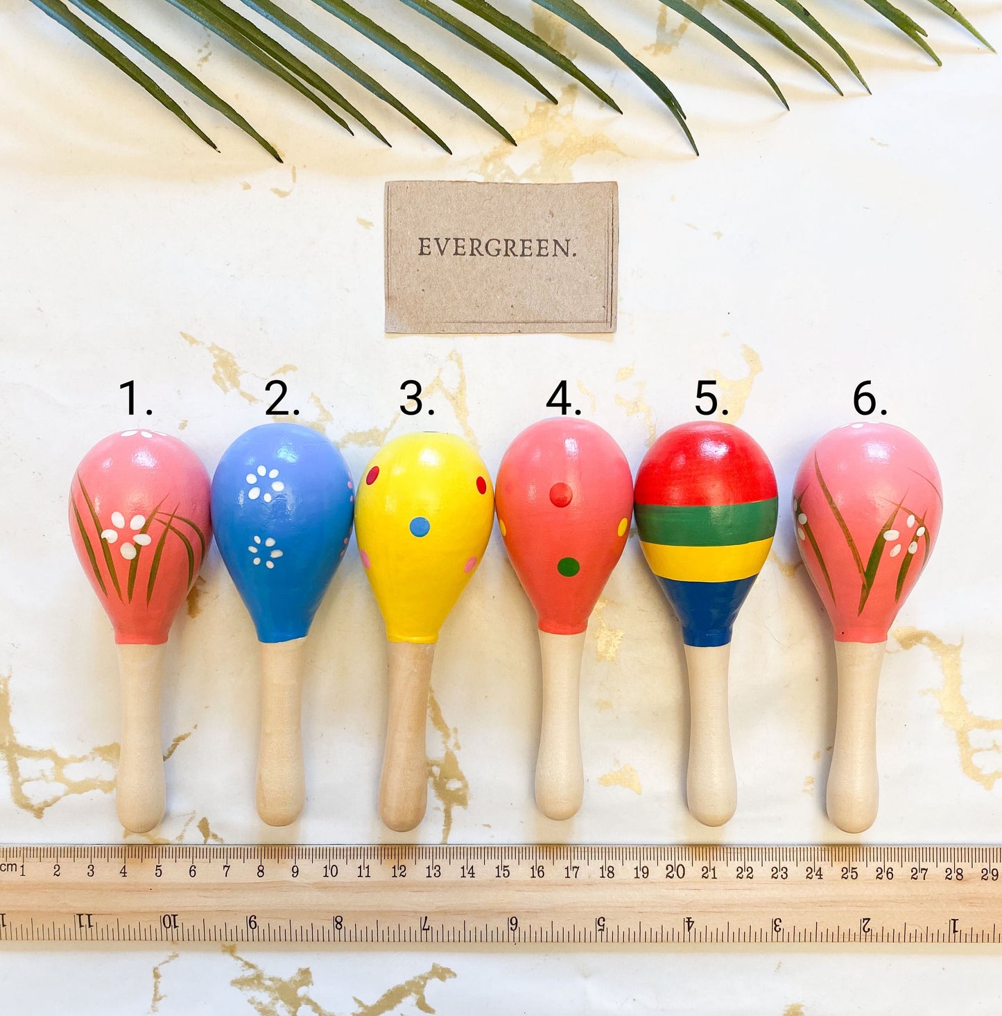 Wooden Childrens Maracas - Wide Variety Available!