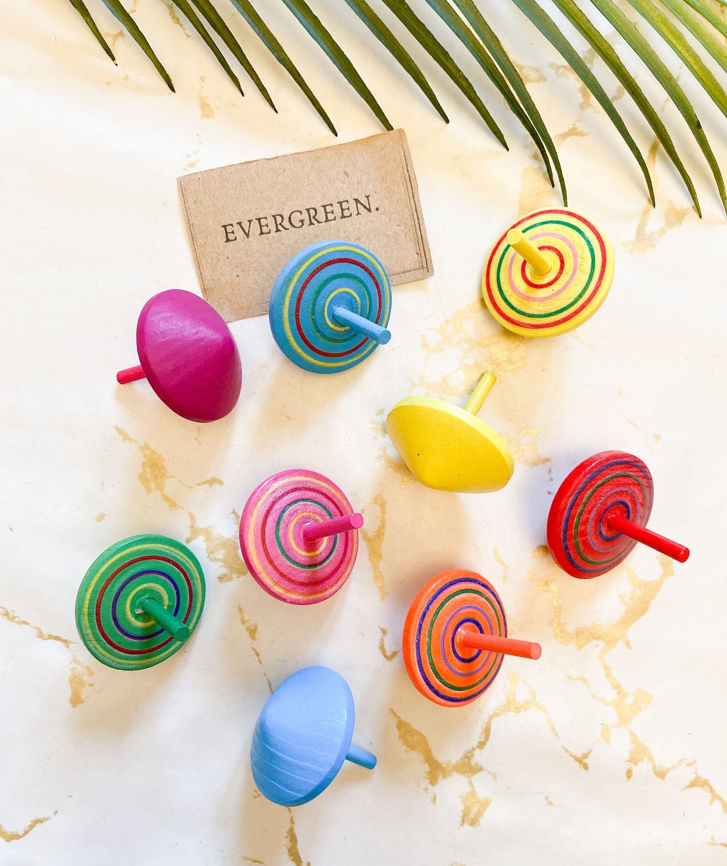 Wooden Spinning Top Toy - Wide Variety Available!
