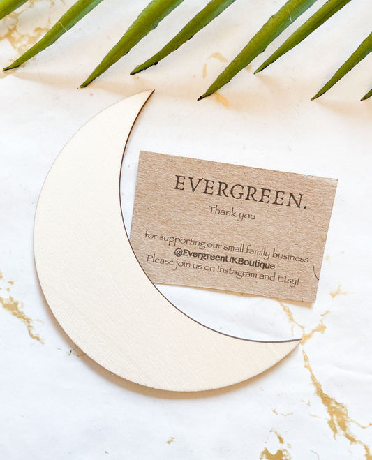 Wooden Moon - Paint Your Own!