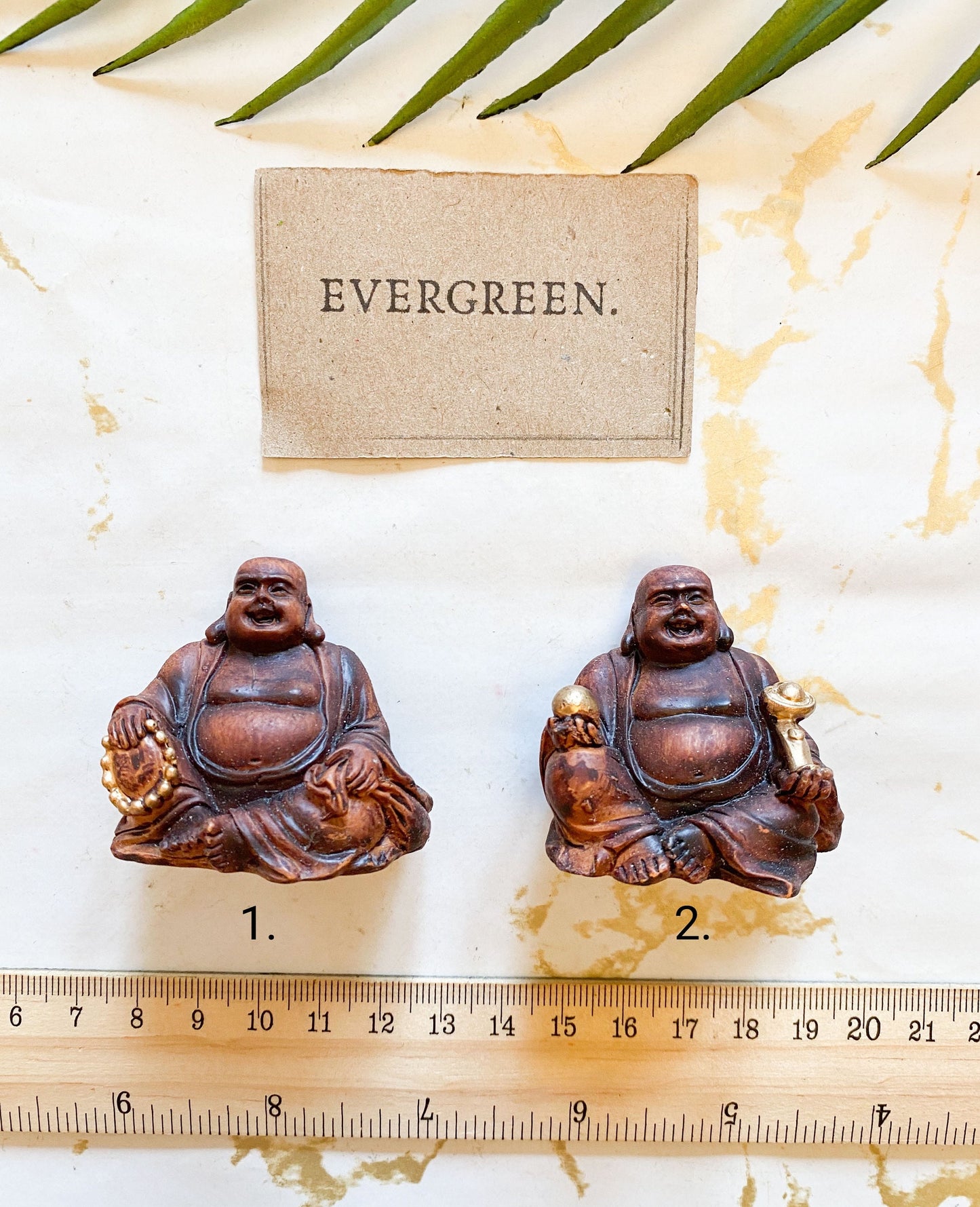Wood Effect Collectable Buddha Statue / Figurine - Wide Variety Available
