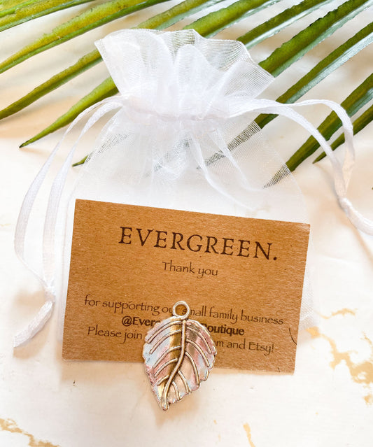 Nature Pendant - Leaf, Feather, Floral