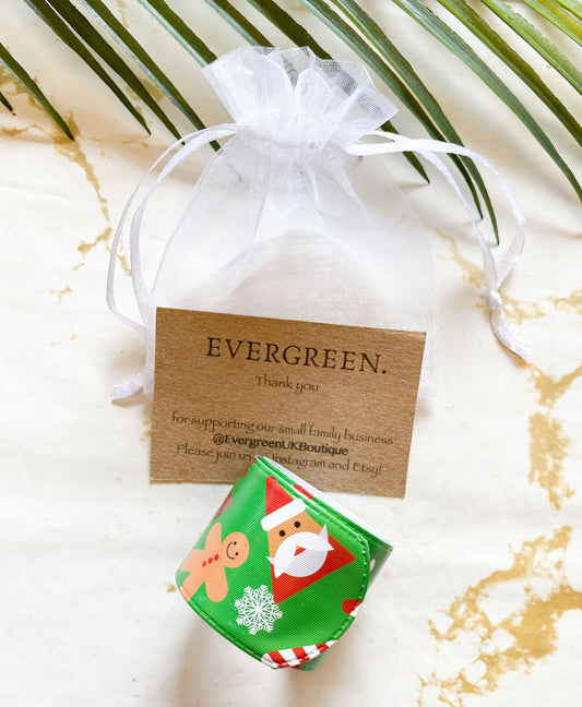 Christmas Slap Bracelet - One Size Fits All / Wide Variety Available!