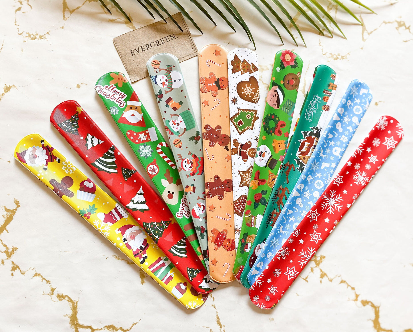 Christmas Slap Bracelet - One Size Fits All / Wide Variety Available!