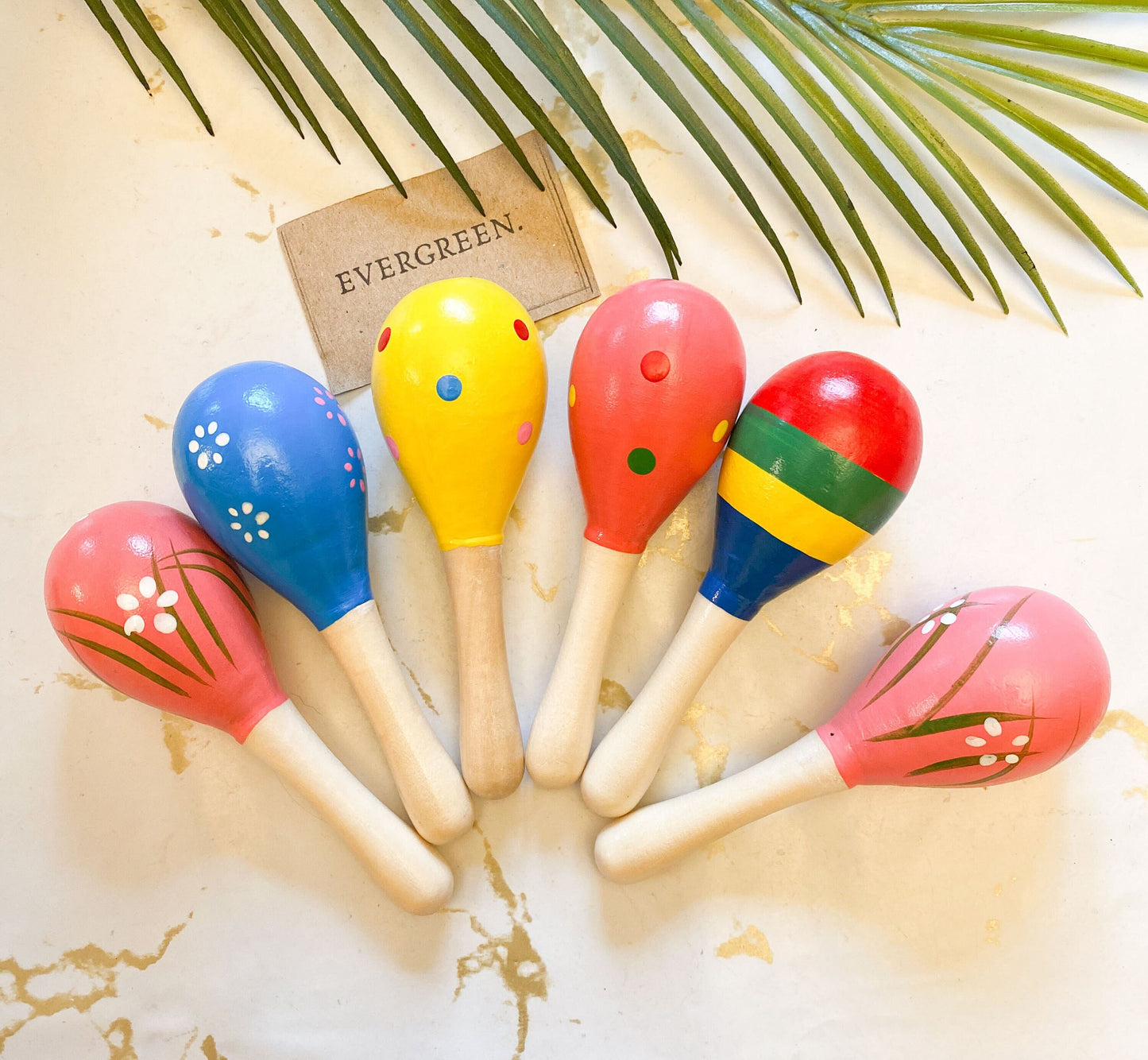 Wooden Childrens Maracas - Wide Variety Available!