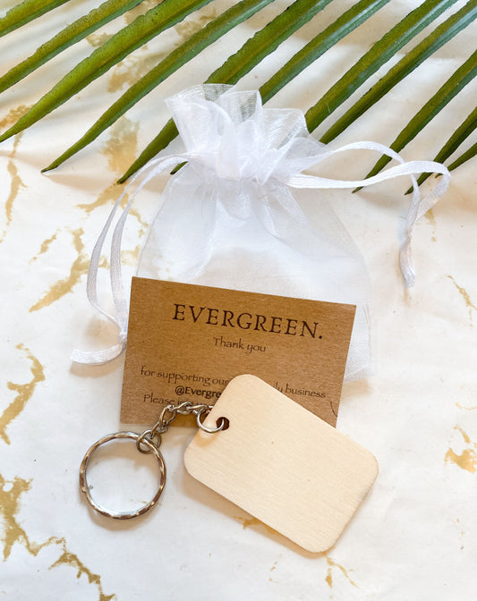Wooden Keychain - Create Your Own!