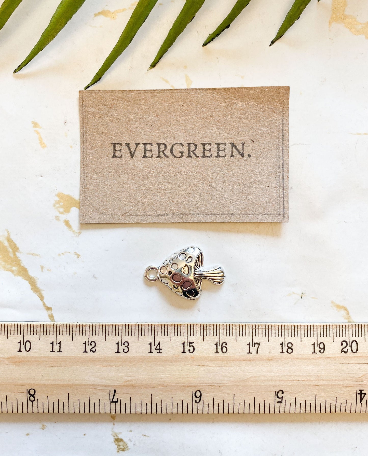 Wild Mushroom Pendant / Charm - Chain Options Available!