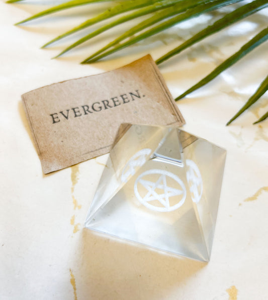 Crystal Pentagram Pyramid