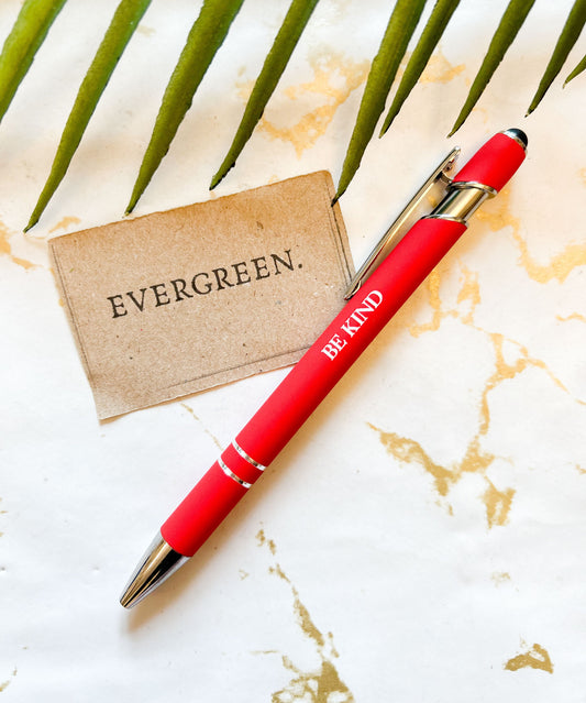 Inspirational Ballpoint Pen With Stylus Tip - Wide Variety Available!