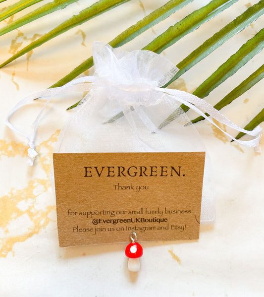 Mushroom Pendant / Charm - Wide Variety Of Colours Available!