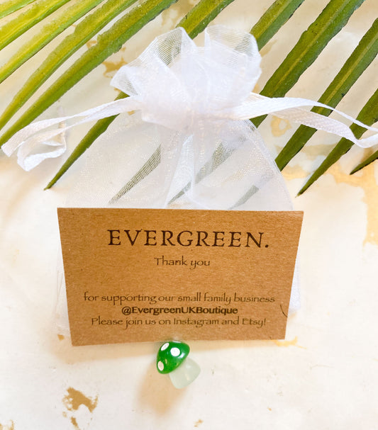 Glow In The Dark Mushroom - Fairy Garden / Plant Pots / Home