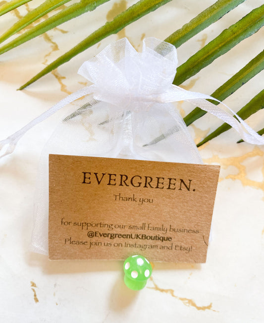 Glow In The Dark Mushroom - Fairy Garden / Plant Pot / Home