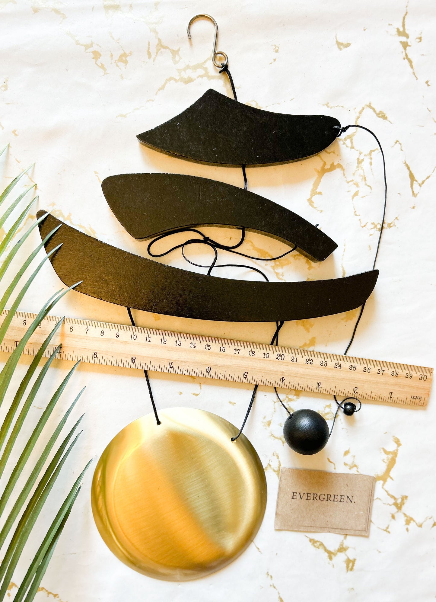 Zen Gong Wind Chime - Peace & Light