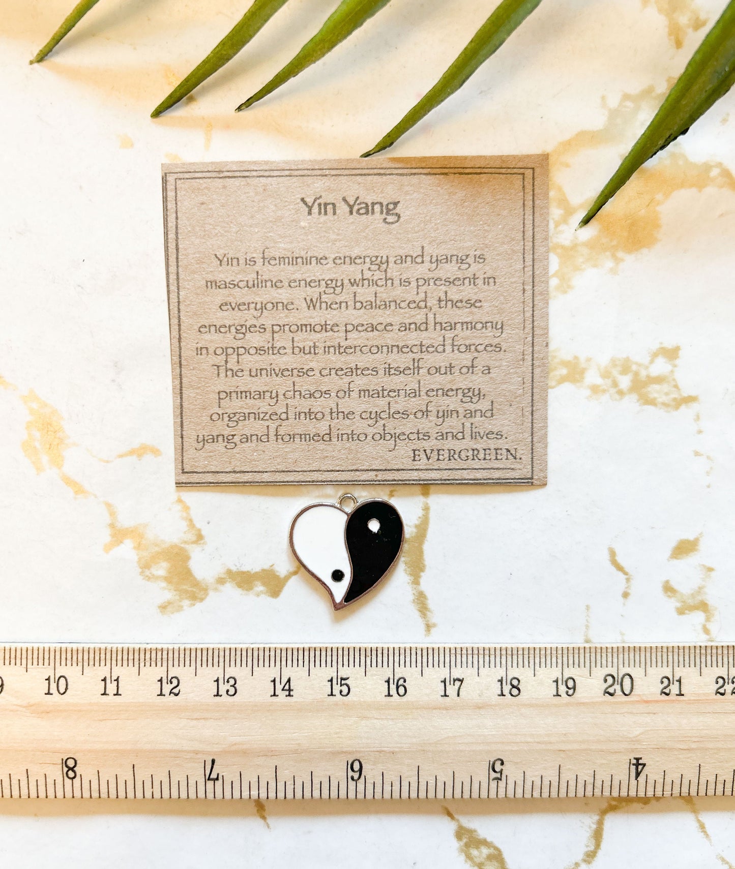 Yin Yang Heart Pendant - Variety Of Chains Available!