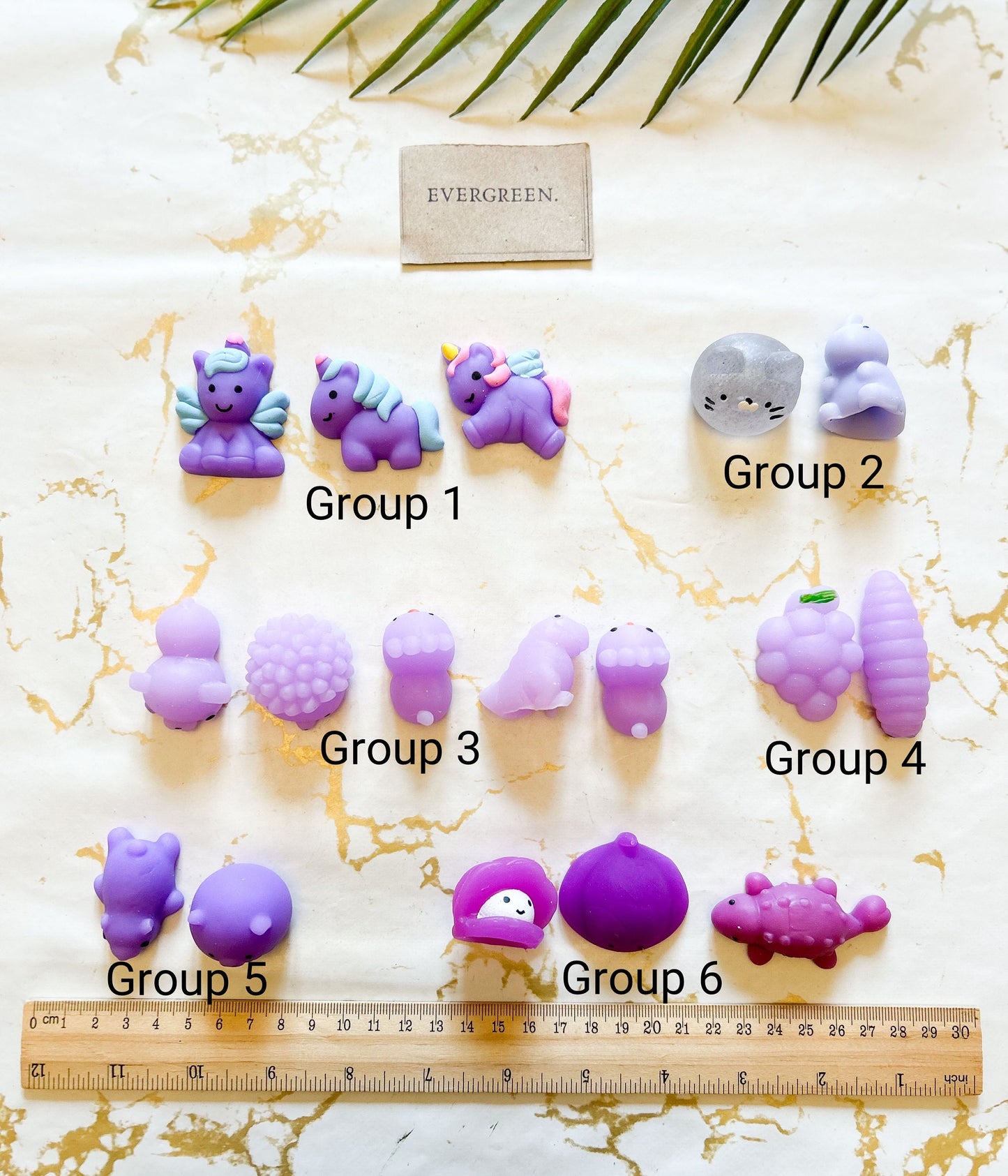 Purple Stress Relief / Anxiety / Fidget Toy Squishy Animal - Wide Variety Available!
