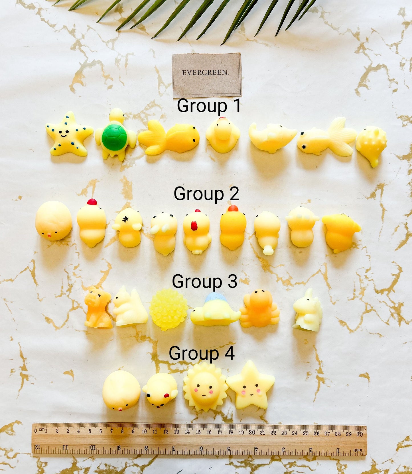 Yellow Stress Relief / Anxiety / Fidget Toy Squishy Animal - Wide Variety Available