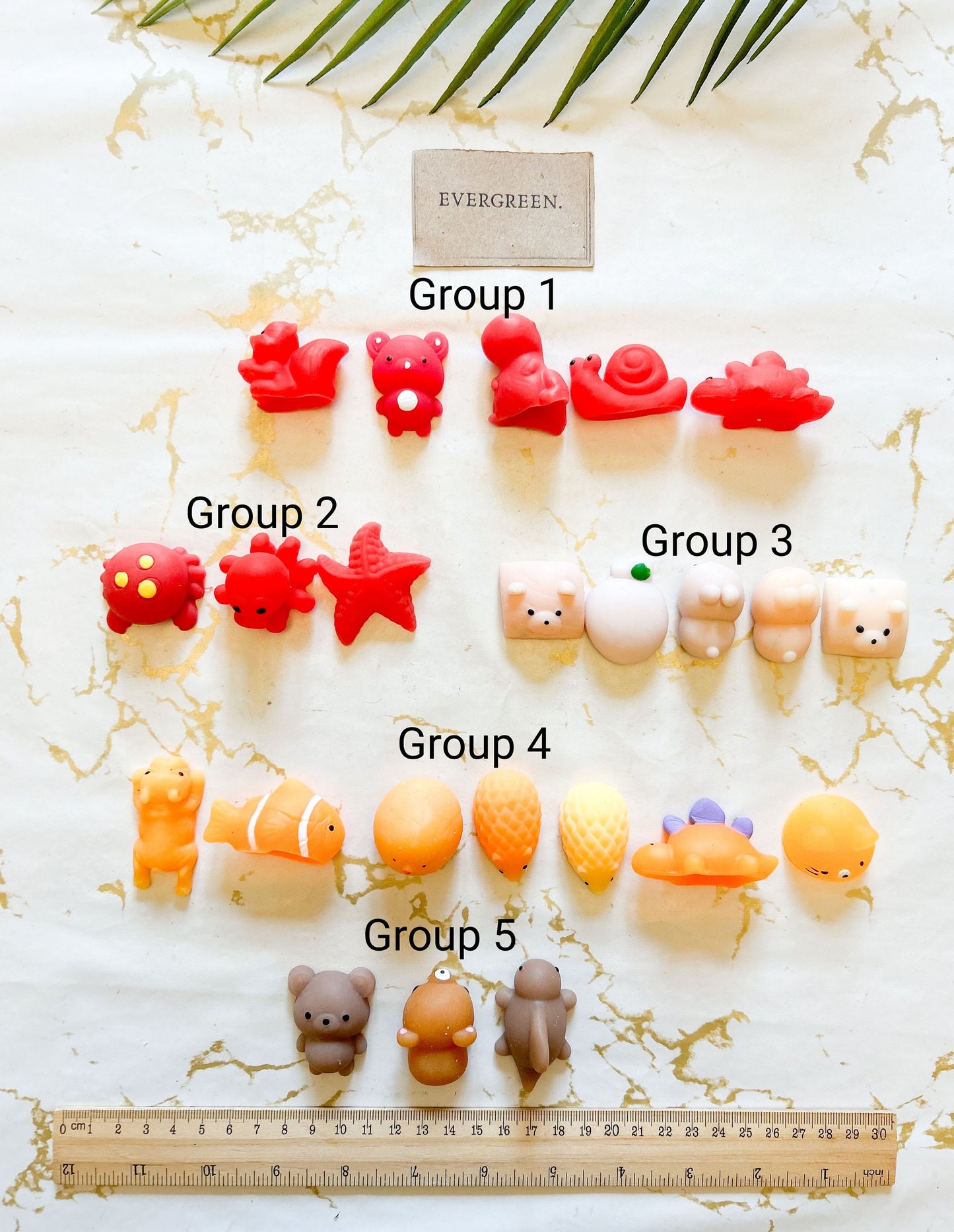 Red / Orange / Gold Stress Relief / Anxiety / Fidget Toy Squishy Animal - Wide Variety Available!