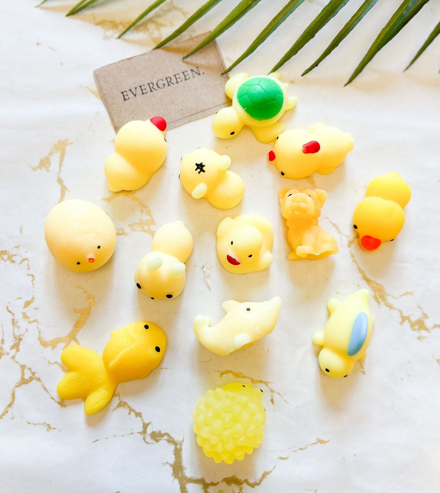 Yellow Stress Relief / Anxiety / Fidget Toy Squishy Animal - Wide Variety Available