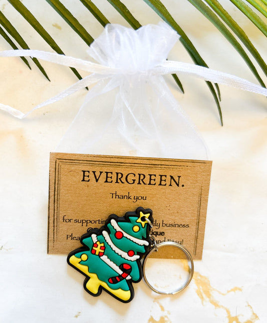 Christmas Character Festive Keychain - Snowman, Santa, Father Christmas, Christmas Tree, Teddy Bear, Toys