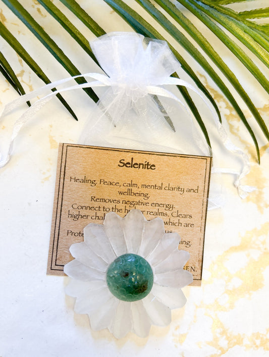 Selenite Crystal Flower - Wide Variety Available!