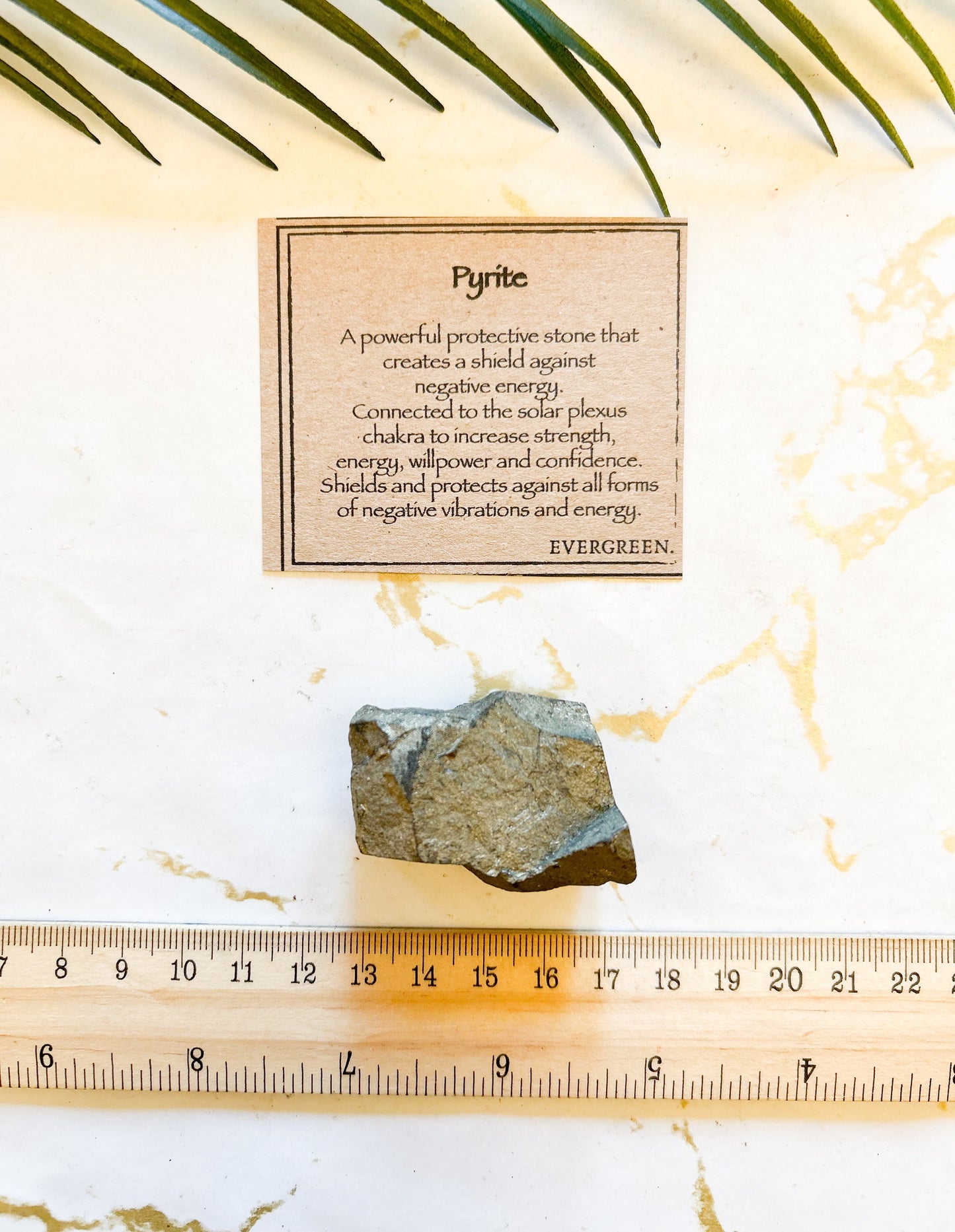 Raw / Rough Pyrite Crystal - Strength, Energy & Willpower