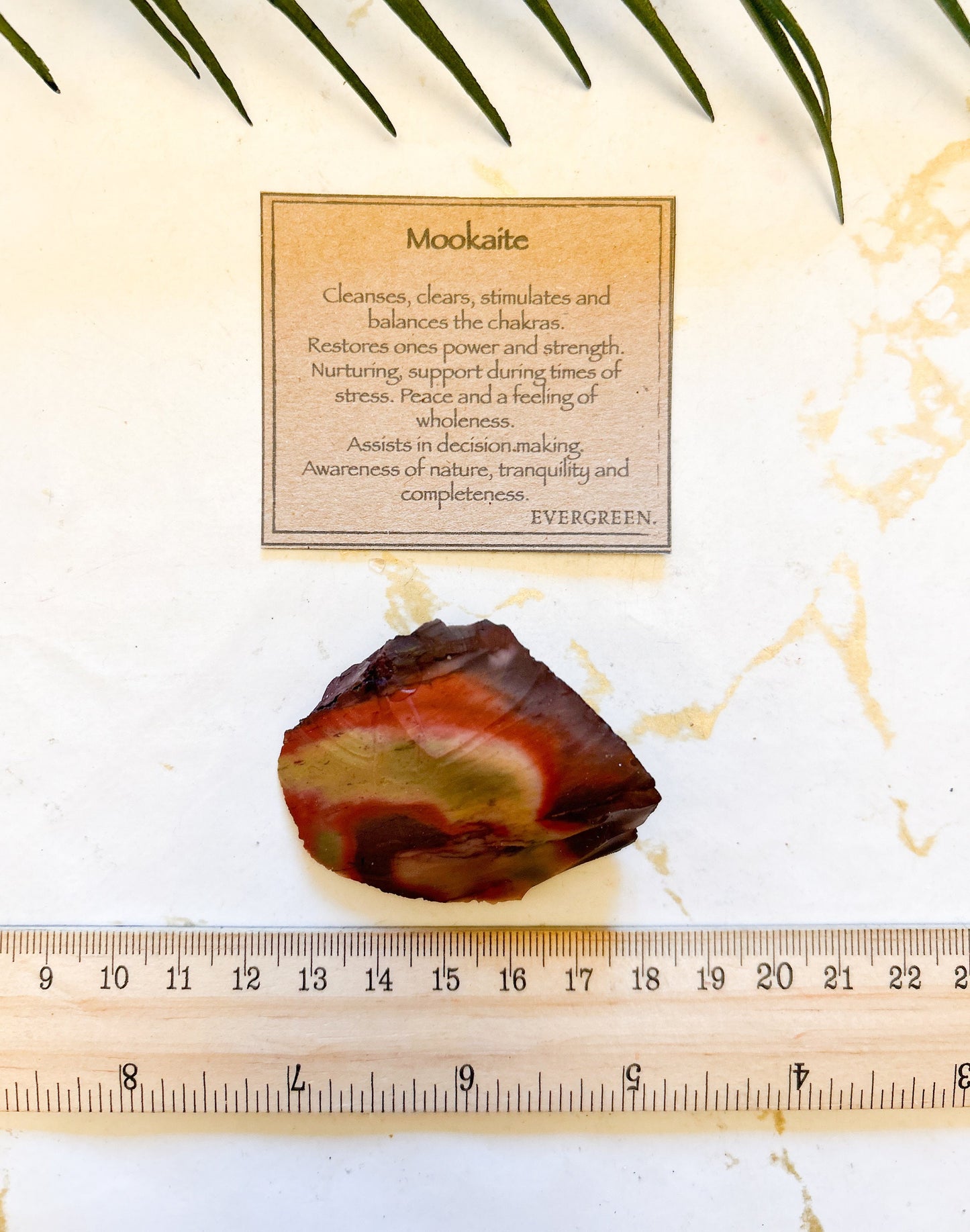 Raw / Rough Mookaite Crystal - Balance, Stimulation & Clarity