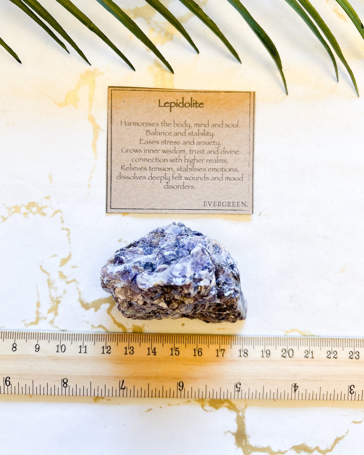 Raw / Rough Lepidolite Crystal - Harmony, Balance & Stability