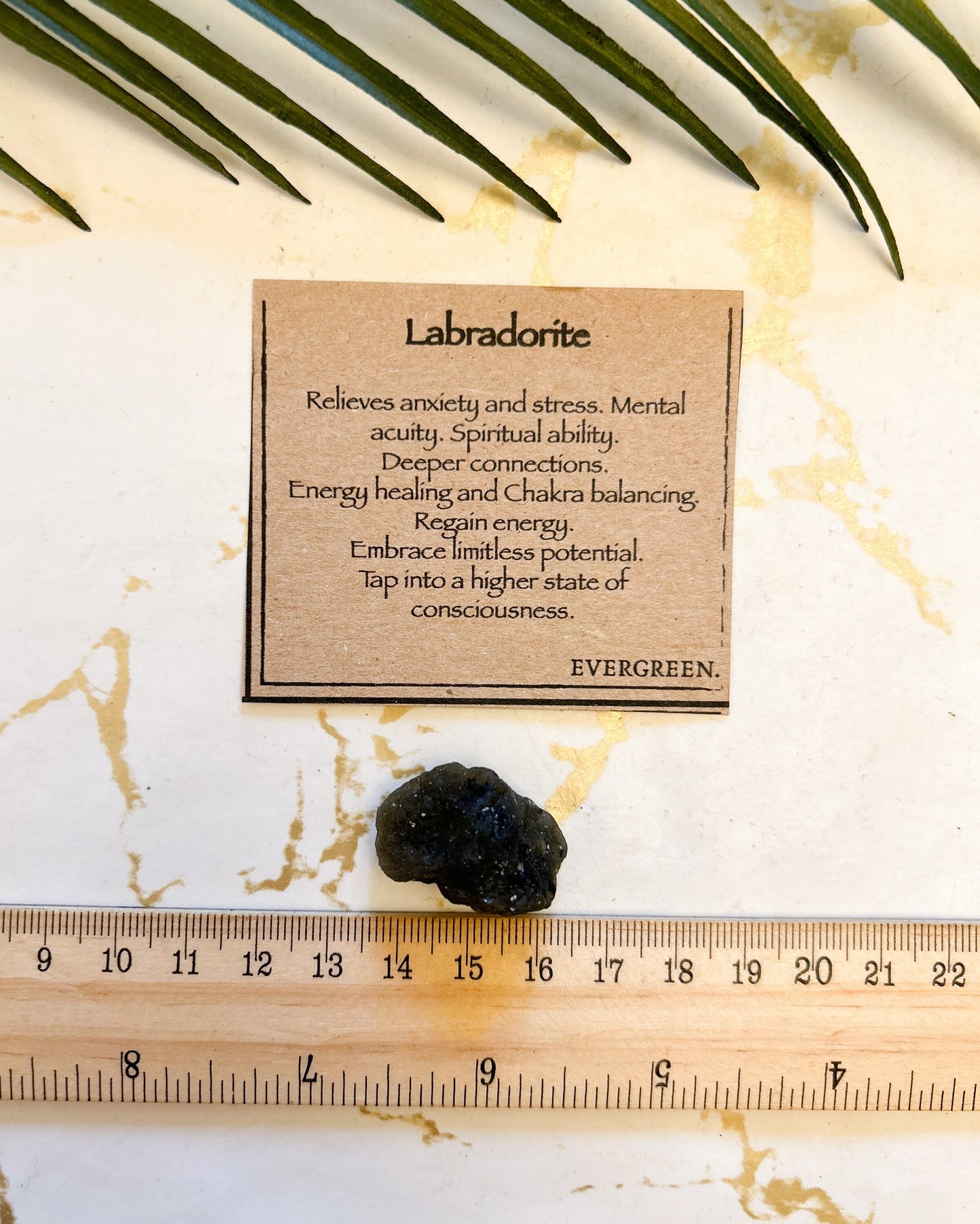 Raw / Rough Labradorite Crystal - Potential, Balance & Connection