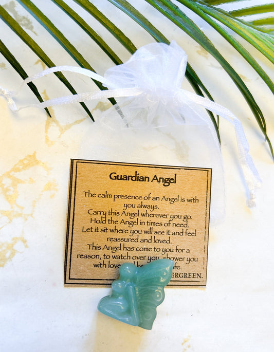 Guardian Angel crystal Carving - Wide Variety Available!