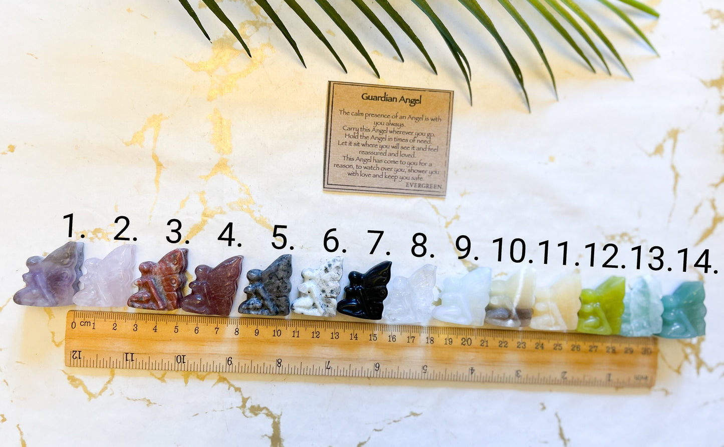 Guardian Angel crystal Carving - Wide Variety Available!