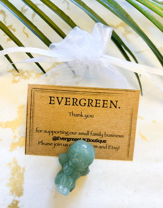 Guardian Angel / Cherub Crystal Carving - Wide Variety Available!