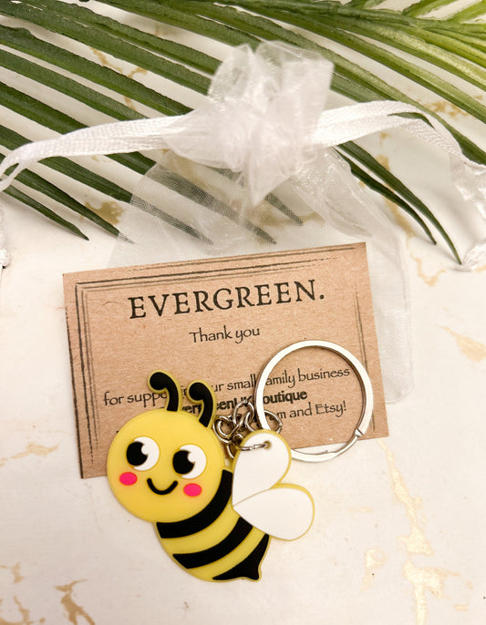 Honeybee / Bee / Hive / Honeycomb / Honey / Flower Keychain - Wide Variety Available!