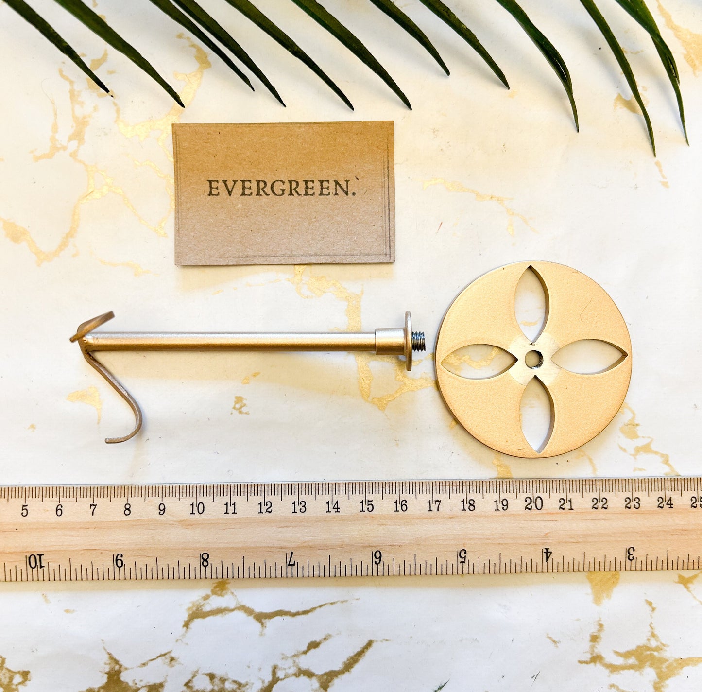 Crystal Slice Display Stand - Black / Gold