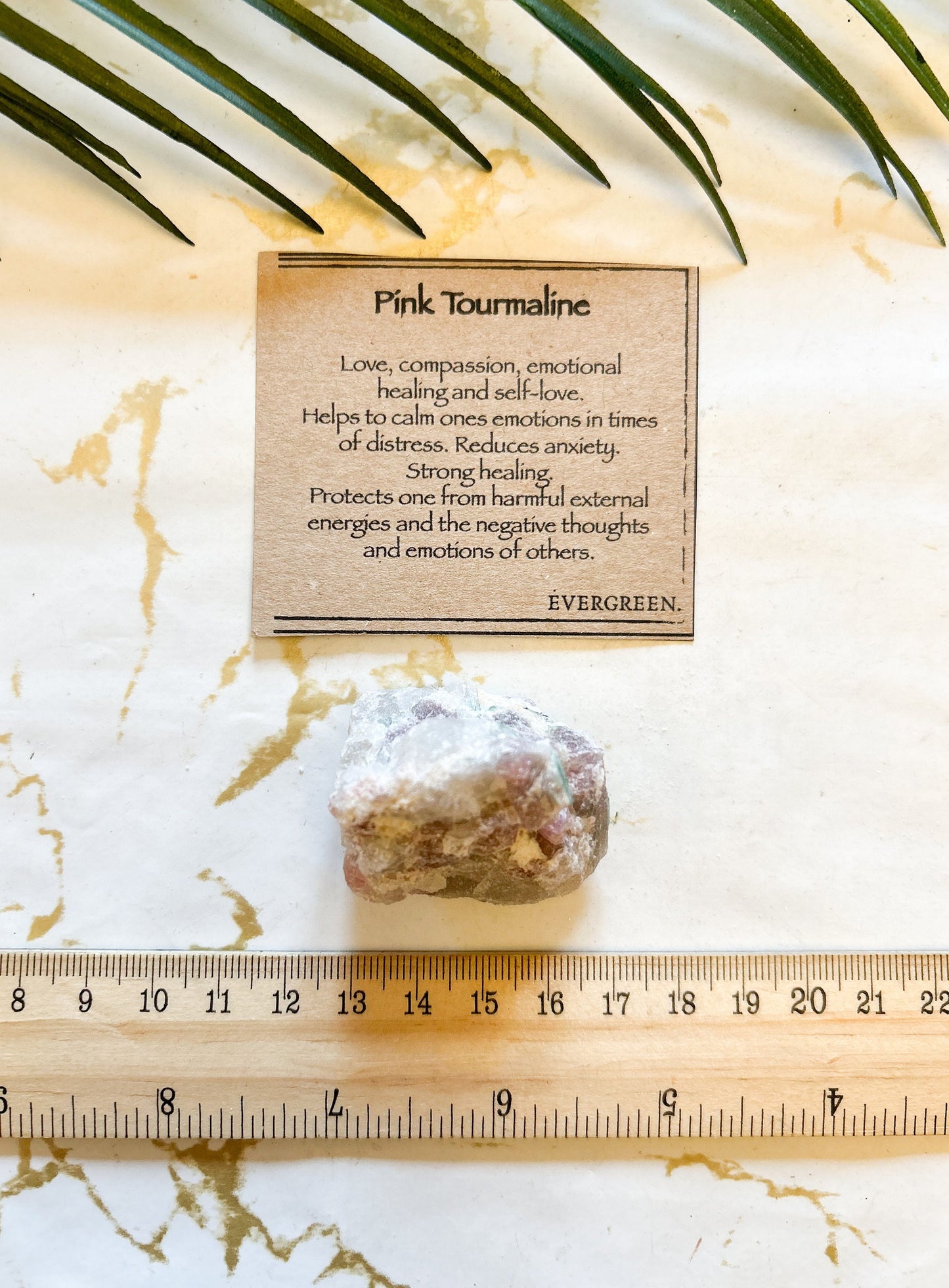 Raw / Rough Pink Tourmaline Crystal - Love, Compassion & Healing