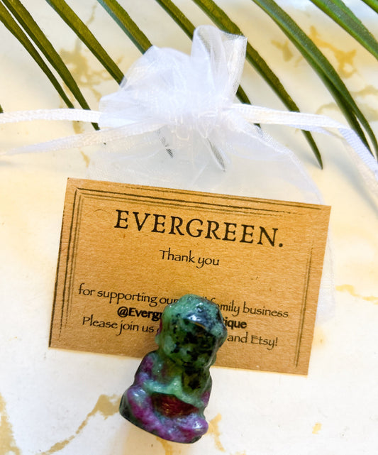 Buddha Crystal Carving 30mm - Wide Variety Available!