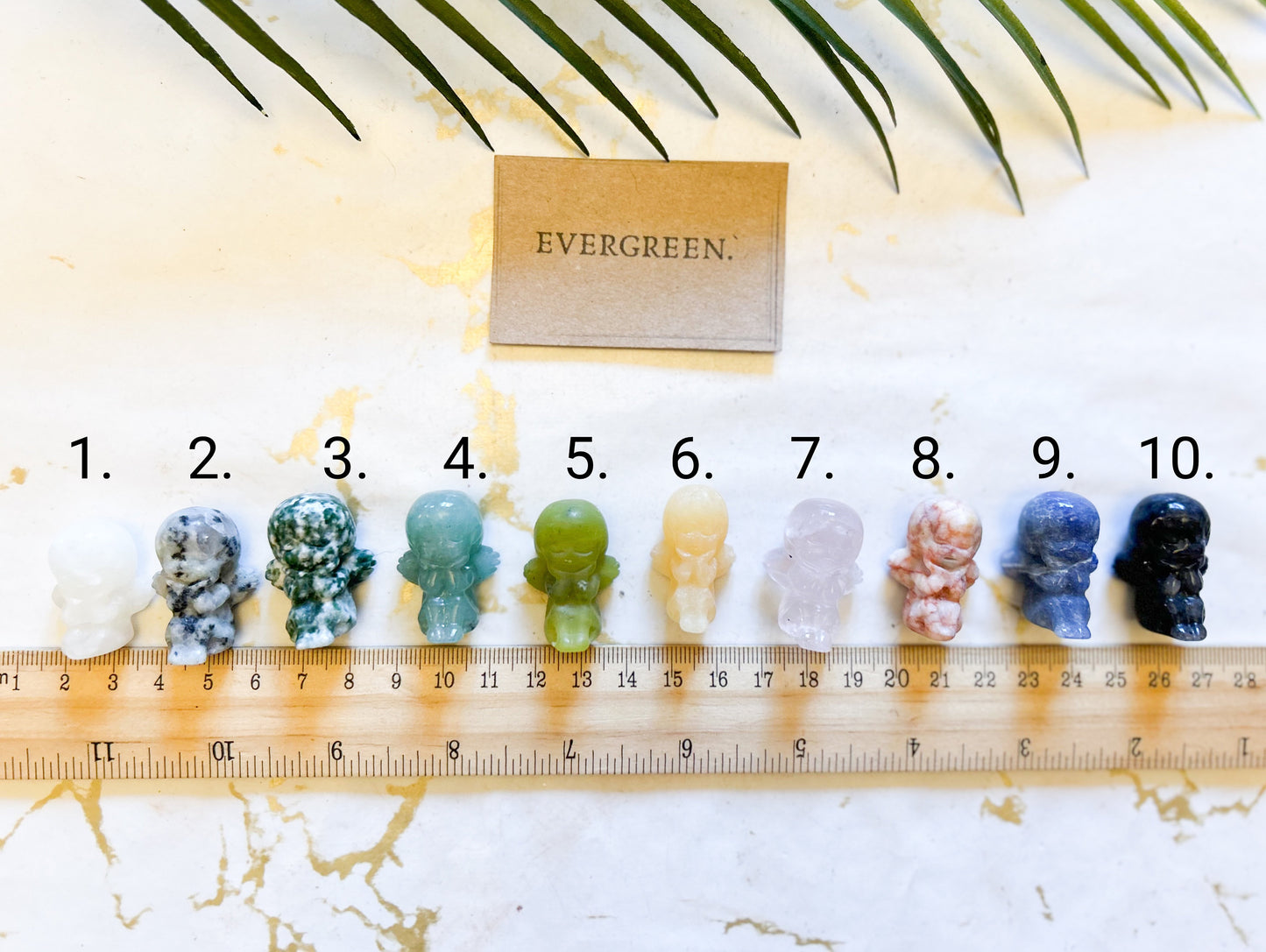 Guardian Angel / Cherub Crystal Carving - Wide Variety Available!