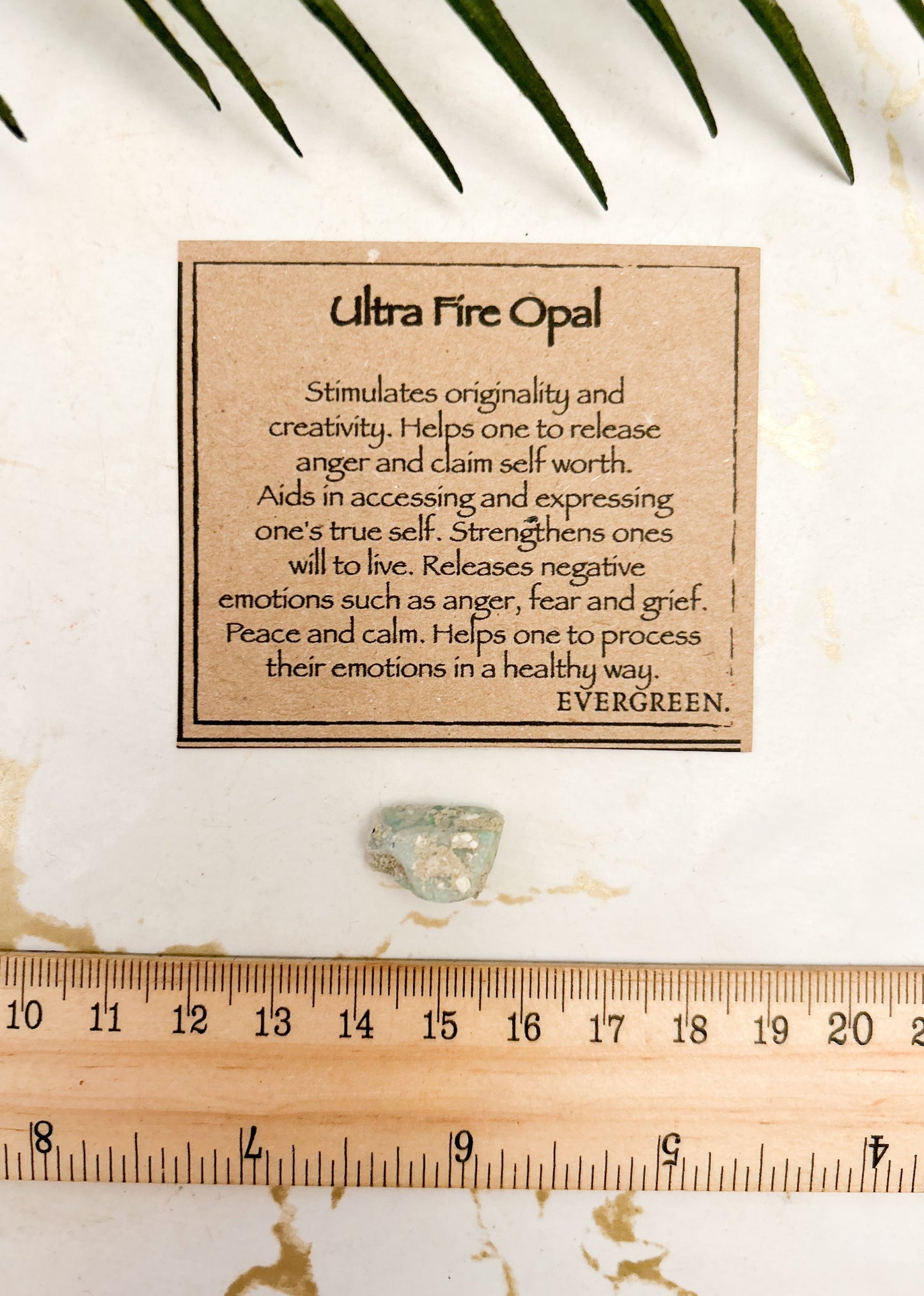 Raw / Rough Ultra Fire Opal Crystal - Strength, Originality & Creativity