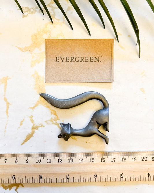 Metal Cat / Fox / Feline Ring Holder - Jewellery / Trinkets