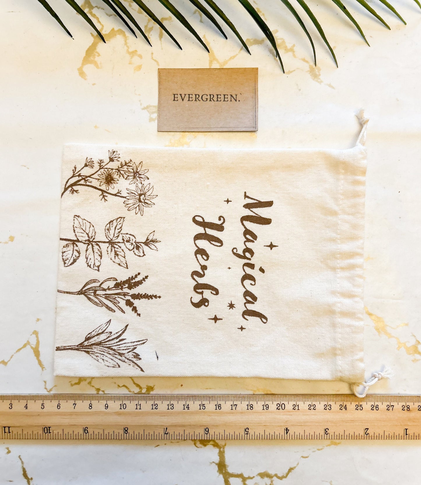 Cotton Herb Storage Bag / Pouch / Purse