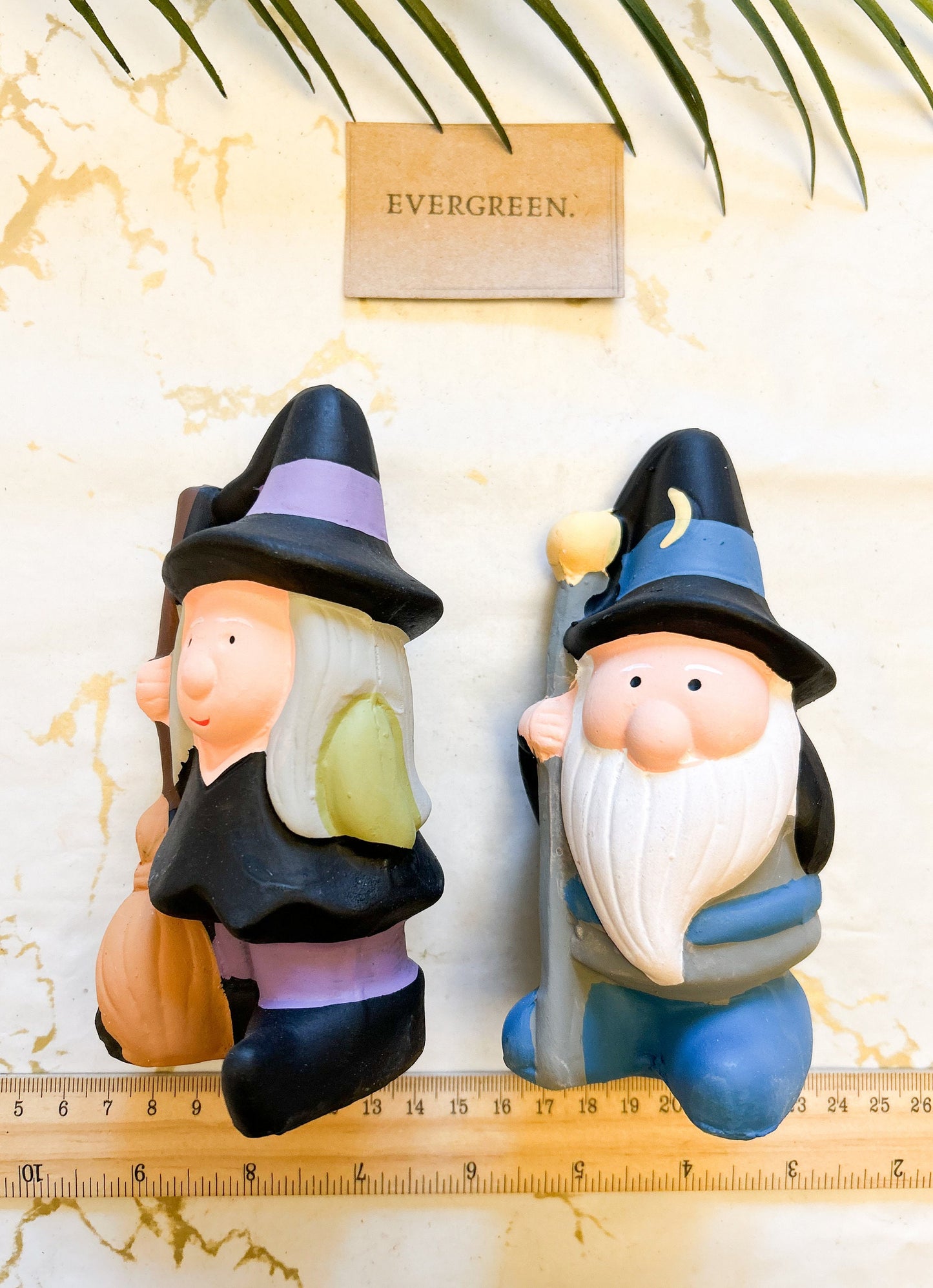 Witch & Wizard Garden Statues - Hilarious Weather Forecasting!