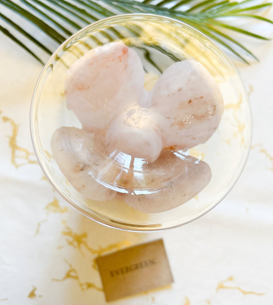 Himalayan Salt Tulip Shaped Oil Burner - Peace, Love & Healing