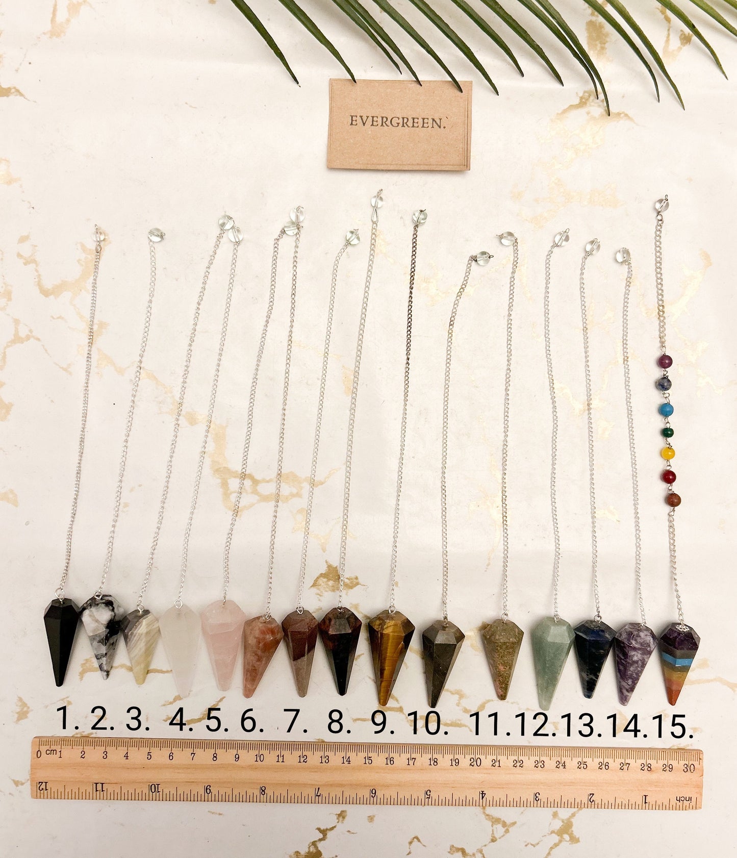 Crystal Pendulum Reiki / Chakras / Dowsing / Feng Shui / Energy / Meditation /Wellness - Wide Variety Available!
