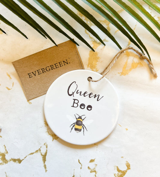 Bumble Bee Ceramic Hanging Sign - Meant To Bee / Bee Happy / You Look Bee-utiful /Queen Bee