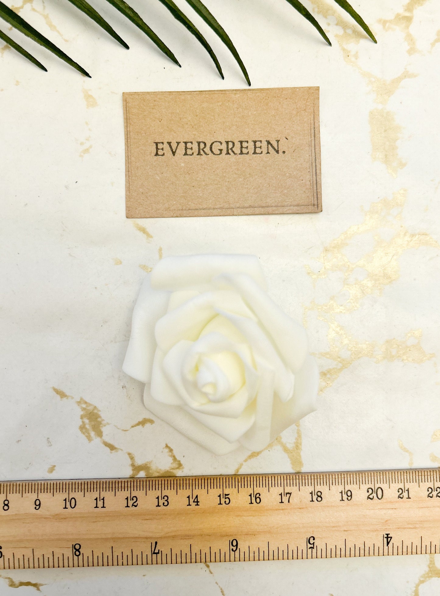 Red / Cream Artificial Foam Rose - Wedding / Valentines's Day / Anniversary / Love / Flowers / Roses