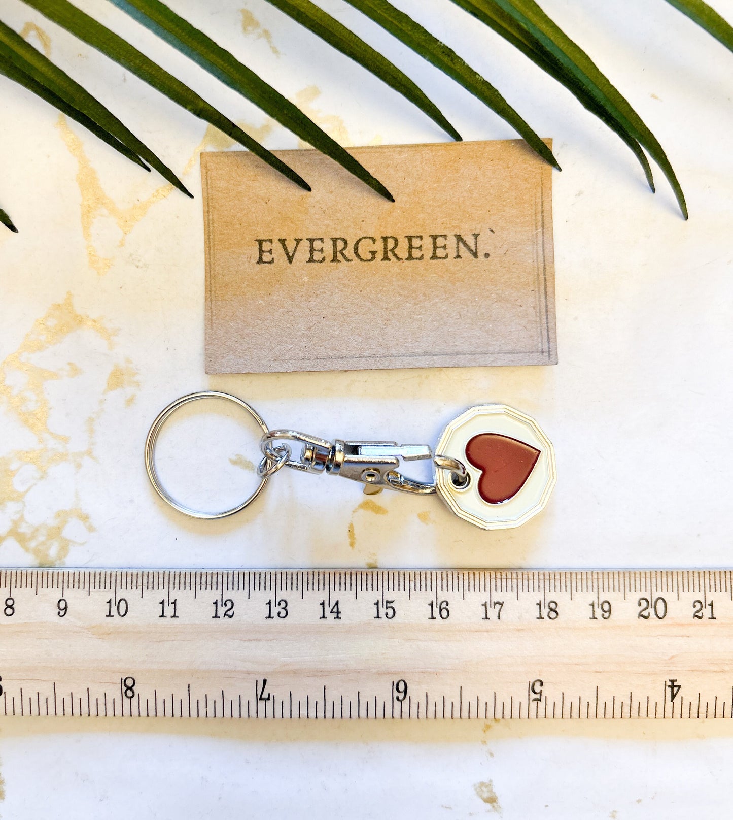 Yin Yang / Red Love Heart Trolley / Locker Token Keychain - Wide Variety Available!